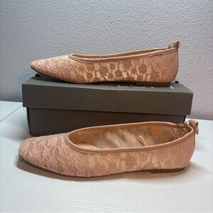LOFT Ballet with Ankle Strap size 8.5 in Blush Pink NEW